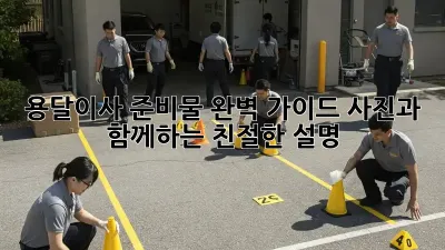 용달이사 준비물 완벽 가이드: 사진과 함께하는 친절한 설명